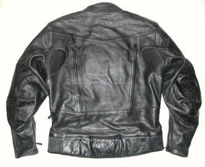 Shemax เสื้อแจ็กเก็ตรถจักรยานยนต์หนังสีดำของผู้ชายทุกขนาด2023 - Product Image 2