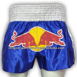 กางเกงขาสั้นมวยไทยขาสั้นแบบปักลายกระทิงกางเกงขาสั้นผ้าซาตินโพลีเอสเตอร์ออกแบบได้ตามต้องการสำหรับ2025 - Product Image 5