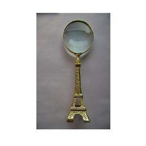 Lupa moderna, espejo de aumento asequible barato, venta completa, lupa portátil, plateada metálica - Product Image 5