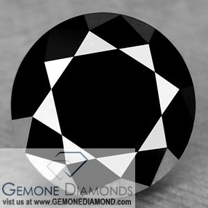 Diamantes sueltos Natural redondo corte brillante Negro 1,00 quilates a 7,00 quilates Gemone diamantes negro azabache para joyería de diamantes - Product Image 3