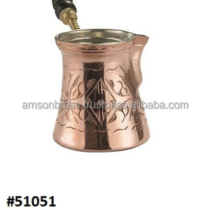 หม้อชงกาแฟตุรกีชุบทองแดงสำหรับบ้าน - Product Image 1