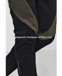 Pantalon de survêtement pour femme, Hip Hop, fermeture à glissière aux chevilles, bande latérale, Patchwork, coupe cintrée, tissu, français - Product Image 2