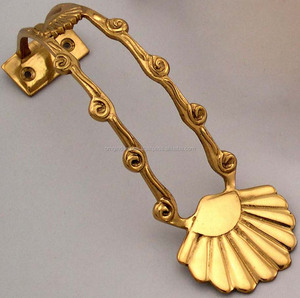 OMG Industries Metal <b>Curtain</b> Tieback Rosettes Brass Design - Product Image 1