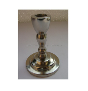 Vente chaude Argent Décoratif Bougeoir En Gros Vintage Bougeoir De Mariage Par Royal Home Collection Fournitures - Product Image 1