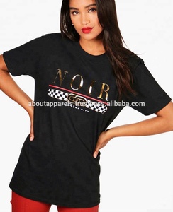 เสื้อยืดสตรีแบบสั่งทำเสื้อยืดผ้าฝ้ายแบบเข้ารูประบายอากาศสั้นสำหรับ100% - Product Image 2