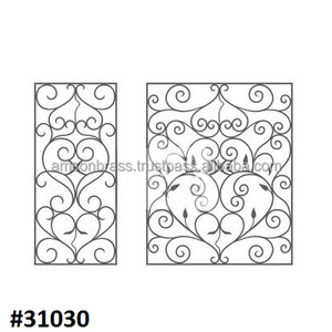 Enrejado cuadrado de hierro para pared, negro, Moderno - Product Image 4