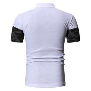Camisas de Hombre al por Mayor, 100% Algodón, Tejido de Punto, Hombros Caídos, Logotipo Personalizado, Estilo Formal, Panel de Contraste Frontal, Ecológicas - Product Image 4