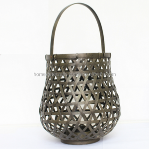 Candelabros de bambú hechos a mano, decoración de boda - Product Image 6