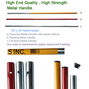 Nouveau style, râteau-balai d'extérieur durable en aluminium avec poils en PVC courbés pour un nettoyage pratique des recoins - Product Image 6