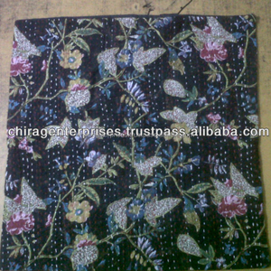 ปลอกหมอนอิงผ้าฝ้ายทอลายพื้นเมืองวินเทจ17นิ้วปลอกหมอนอิงผ้าเย็บปะติดลูกปัดอินเดียสำหรับบ้านหรือโรงแรม - Product Image 3