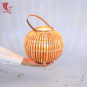 Vente en gros Décoration intérieure Lanterne en bambou tissée à la main Bougeoir en bambou - Product Image 6