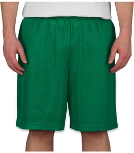 Pantalones cortos de baloncesto personalizados unisex con logotipo bordado, pantalones cortos de malla con forro de gimnasio para hombre al por mayor, pantalones cortos deportivos de estilo informal - Product Image 2