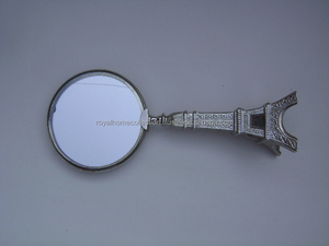 กระจกพกพาขนาดเล็กแบบมือถือ,กระจกโลหะขนาดเล็กแบบพกพาสำหรับเดินทางสะดวก - Product Image 5