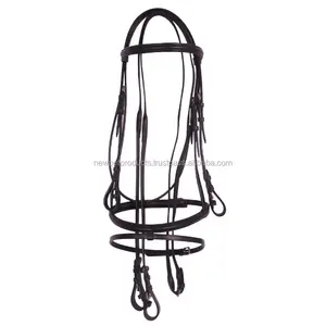 Brida de caballo de lujo, equipo de caballo, cuerda de plomo en; 10122740 respetuoso con el medio ambiente BRD1413 Nap, cuero de la India ajustable, 1 ud./bolsa de polietileno - Product Image 1