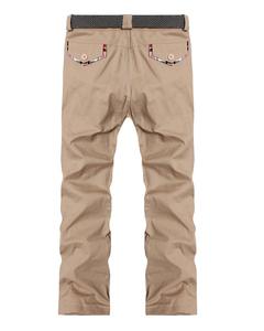 กางเกงชิโน่ขายาวสำหรับผู้ชาย,ชุดทางการแนวธุรกิจกางเกงทรงตรงสไตล์คลาสสิกผ้าคอตตอนสำหรับฤดูใบไม้ร่วงฤดูใบไม้ผลิใหม่ปี2019 - Product Image 2