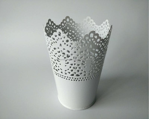 Jardinera de decoración para interiores y exteriores, maceta decorativa ecológica para el hogar, oficina, maceta nórdica, macetas decorativas pequeñas de Metal - Product Image 1