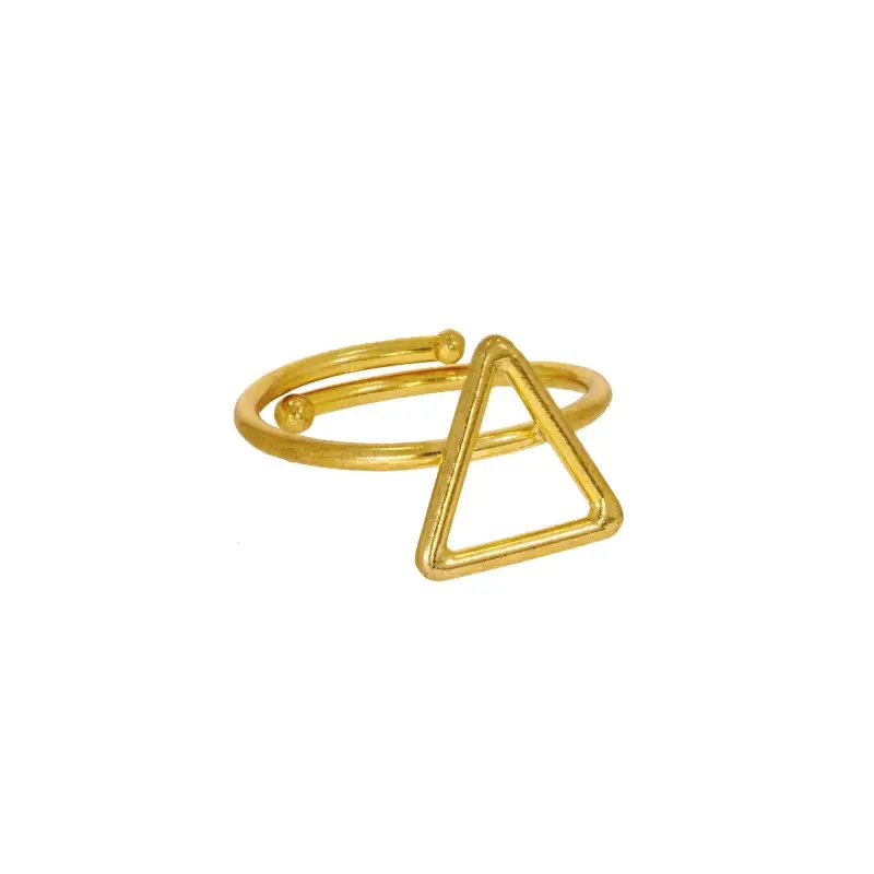 Gouden Ringen Handgemaakt Verstelbare Edelsteen Minimale Ringen