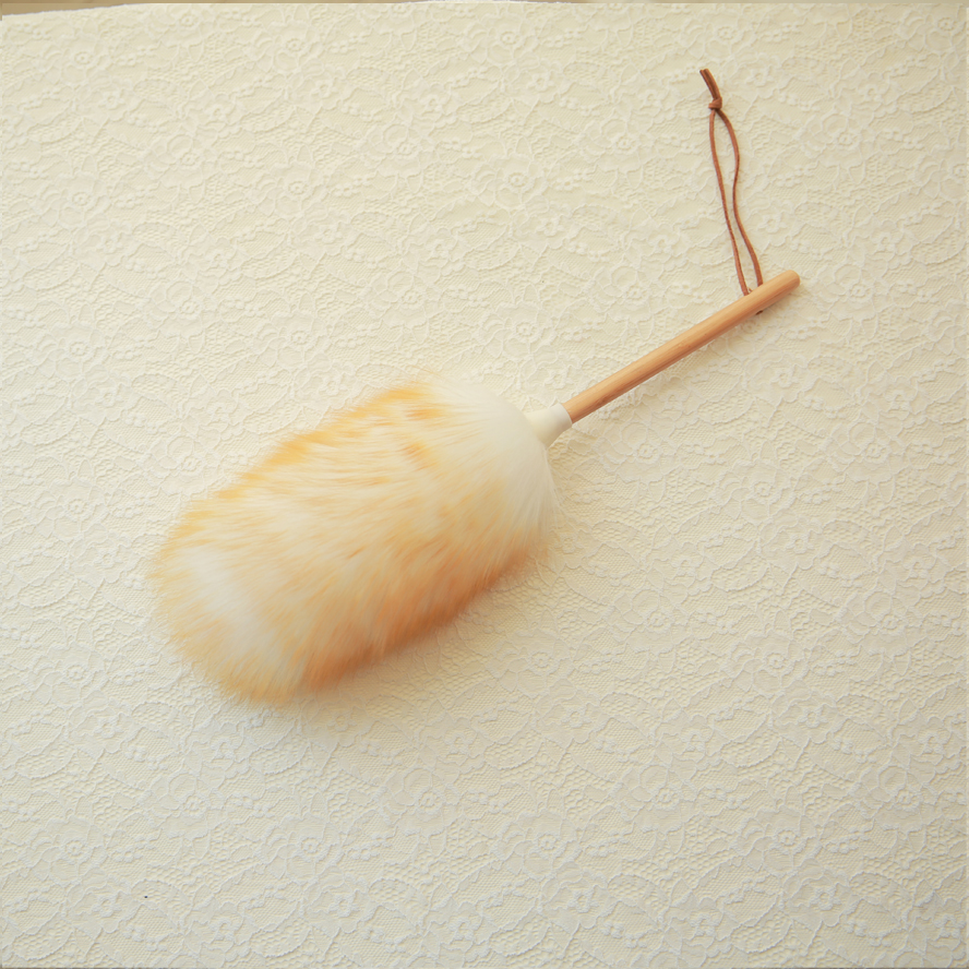 white with brown tip