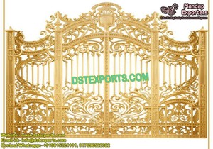 Marco de puerta de escenario para boda antigua, Panel de fibra para boda, con aspecto metálico, Rajawada - Product Image 4
