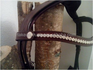 VOLANTE CAMBIO REVOLUCIÓN Logotipo personalizado Brida de caballo Estilo occidental Costura elegante Rienda de cuero Producto de equitación ecuestre - Product Image 4