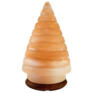 Lámpara con forma de árbol de Navidad, piedra Natural, sal, naranja, indio - Product Image 4