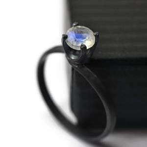 ผู้ผลิตโดยตรง925สเตอร์ลิงเครื่องประดับแหวนพลอย - Product Image 1