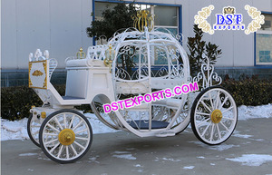 Buggy de Cendrillon pour décorations de scène, dernière carrosse de Cendrillon, fabricant de carrosses de mariage de Cendrillon - Product Image 3