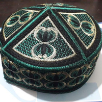 Topi Tradisional Uzbekistan Turki Afghanistan Bulat Islami Muslim Koofi Pakistan Topi Doa Islami Koofi Topi Kofi Ta
