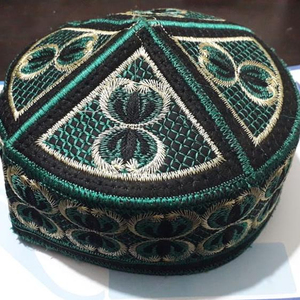 Chapeau traditionnel ouzbek turkmén afghan rond islamique musulman Koofi pakistanais pour la prière Koofi Topi Kofi Ta - Product Image 5