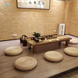 Bao Minh OTM Vietnam Estilo tradicional Jacinto de agua Paja Puf otomano Puf natural - Product Image 1