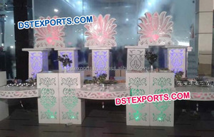 Fabricant de comptoirs et de auvents alimentaires élégants et légers en acier inoxydable pour mariages indiens Punjabi - Product Image 2