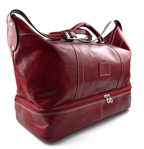 Véritable Cuir Pleine Fleur Fourre-Tout hommes Caractère Bagages Voyage Duffle Sac IHS-0035 - Product Image 2