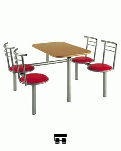 Fixed Seating Dinning Set - Product Image 2
