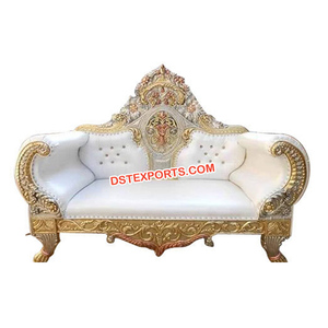 Concepteur De Mariage Sculpté Canapé Scène De Mariage Musulman Maharaja Canapé De Mariage Pakistanais Stade Canapés siège D'amour - Product Image 1