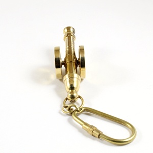 Hải lý Đồng Lớn pháo Keychain với vòng lặp khuyến mại Carabiner cho các phím - Product Image 2