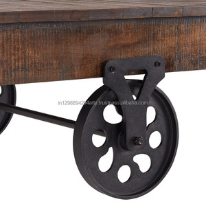 Mesa de centro de té para sofá, muebles de salón Vintage Industrial - Product Image 2