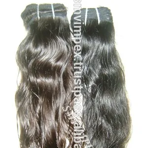 2026 No shedding cheap good color remy hair waft.Temple hair weaving