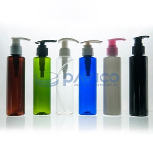 Botella de plástico transparente PET con forma de cilindro, para aceite de limpieza, 150ml - 24mm - 22g - Product Image 2