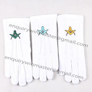 Masonic Regalia ถุงมือสี่เหลี่ยมและศูนย์เข็มทิศ - Product Image 1