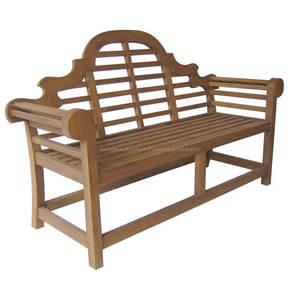 Mobilier D'extérieur en teck Banc de Patio - Product Image 1