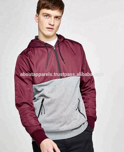 Sudadera con capucha de algodón y poliéster para mujer, ropa deportiva personalizada con estampado y escritura, jersey de chándal con forro polar de bloque de color, a granel, barata - Product Image 3