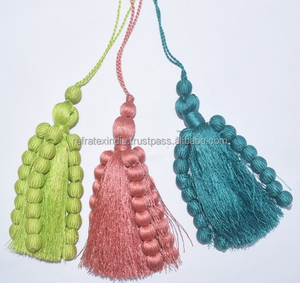 DECORATIVE <b>TASSEL</b> FOR BAGS , <b>CURTAIN</b> AND CUSHION COVER USES Bulk Supplier And Manufacture By Refratex India Made in India for Be - Product Image 1