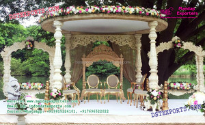 Grand Mandap de mariage du temple de Tirupati, Mandap de mariage design à vendre, Achetez le dernier modèle de Mandap de mariage indien aux États-Unis - Product Image 3