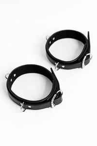 Fetish ชุดสายรัดทาส BDSM หนัง,ชุดยับยั้งชั่งใจพร้อมตัวเชื่อมต่อแบบข้ามสำหรับคู่รักของเล่นทางเพศเกม Foreplay STG-0028ขนาดที่กำหนดเอง25ชิ้น - Product Image 3