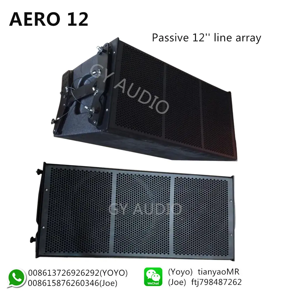 Single 12 ''Two Way Line Array Leeres Gehäuse, 12 Zoll leere Lautsprecher box AERO 12