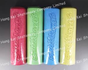 2019 Fashionable LHAMA TRA Custom Logo Engraved Dustless Jumbo Sidewalk <b>Chalks</b> with Paper Box Packaging - Product Image 5