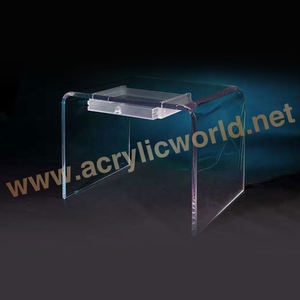 Escritorio acrílico transparente personalizado para oficina y hogar - Product Image 6