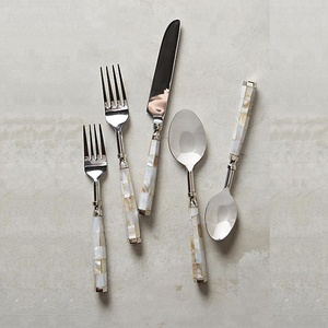 Nieuwe Ontwerp Mop Handvat Fancy Westerse Stijl Servies <span class=keywords><strong>Set</strong></span> Rvs Zilver Afgewerkt Bestek <span class=keywords><strong>Set</strong></span>