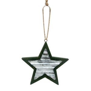 ชุบสังกะสีเครื่องประดับดาวคริสต์มาส - Product Image 1