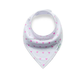 Baberos de Bandana para Bebé, Diseño Personalizado, Marca Privada, 100% Algodón Orgánico, Antibacterianos, Lavables y Ecológicos, para Niñas - Product Image 1